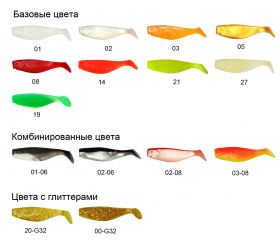 Мягкая наживка Aquatech М75 (5шт)