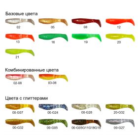 Мягкая наживка Aquatech СМ100 (5шт)